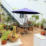 Terraza pensión España